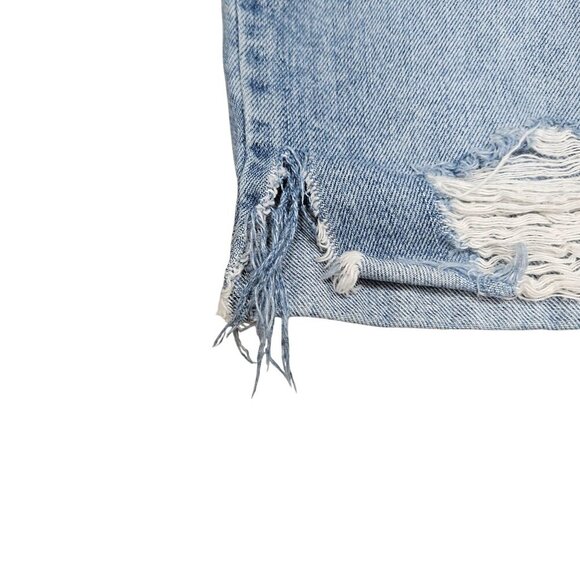 Kancan Signature Denim Distressed Button-Front Mini Skirt S Distressed Casual‎ - Picture 9 of 11